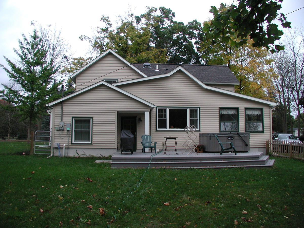 Siding on old Farmhouse